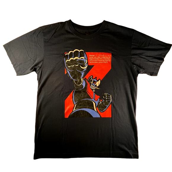 Rare Mazinger: GX-03 Combattler V Robot T-Shirt, Blue Vintage Style, Size XL - Picture 1 of 8